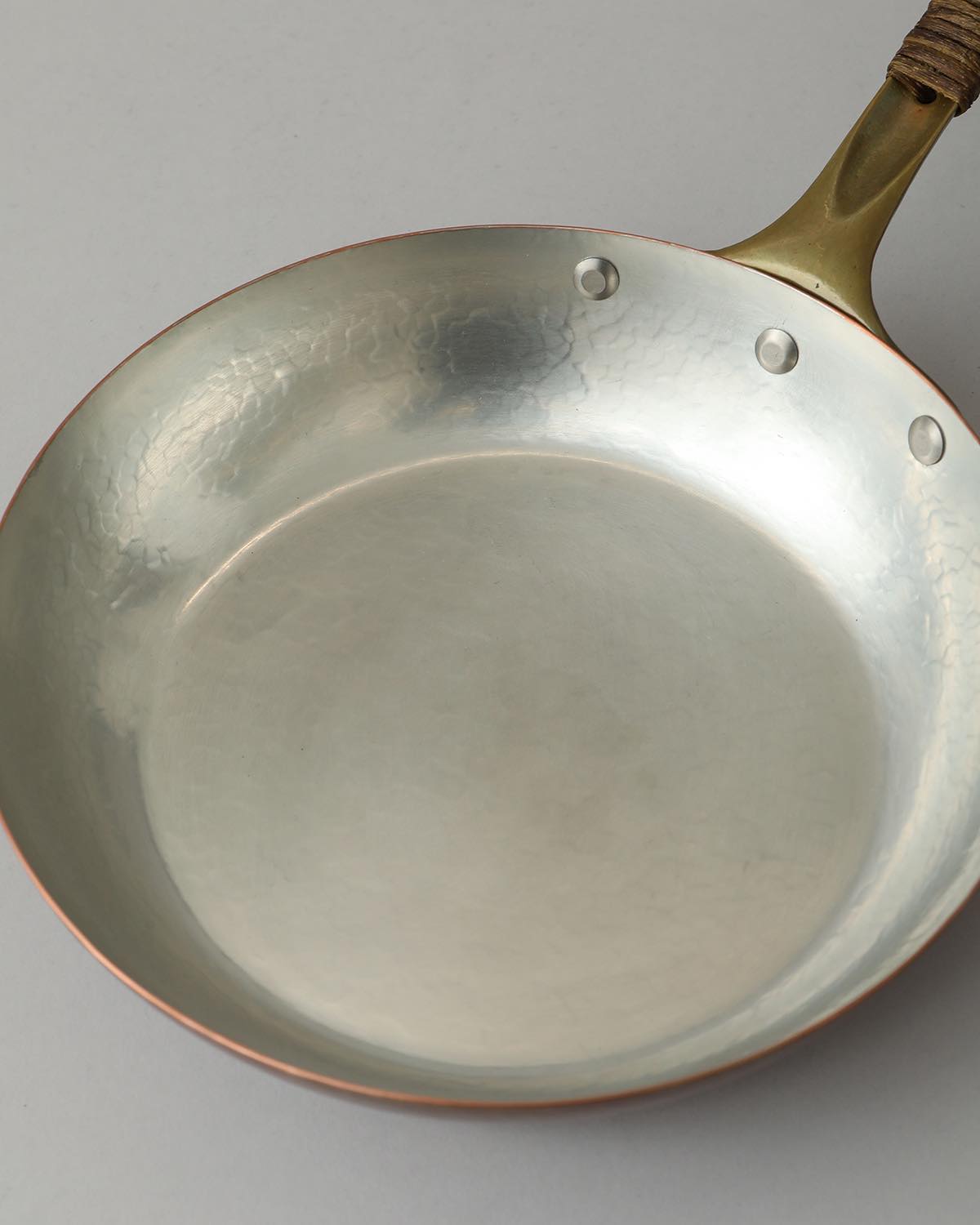 COPPER FRYING PAN 22cm RAW FINISH