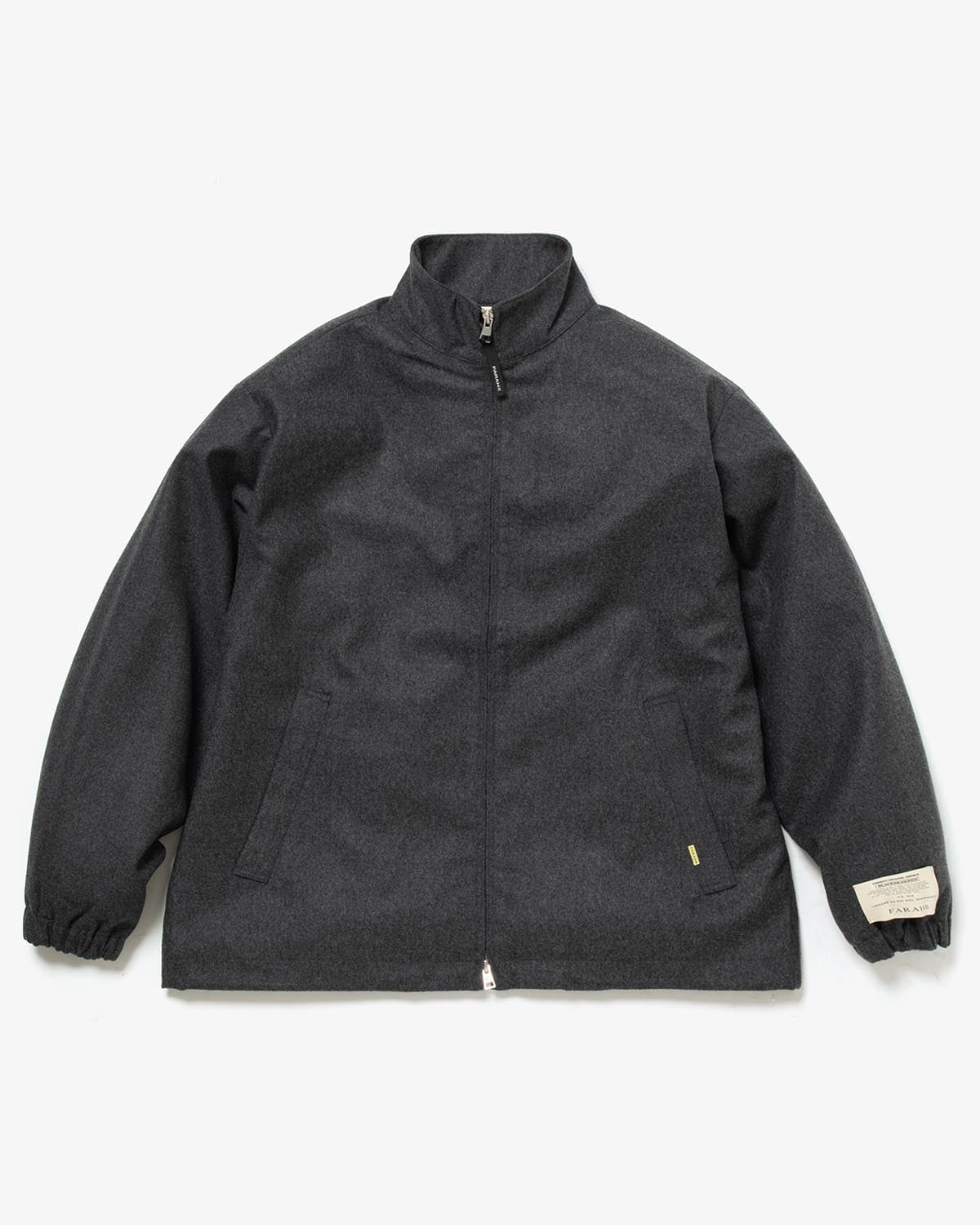 STAND COLLAR ZIP UP BLOUSON