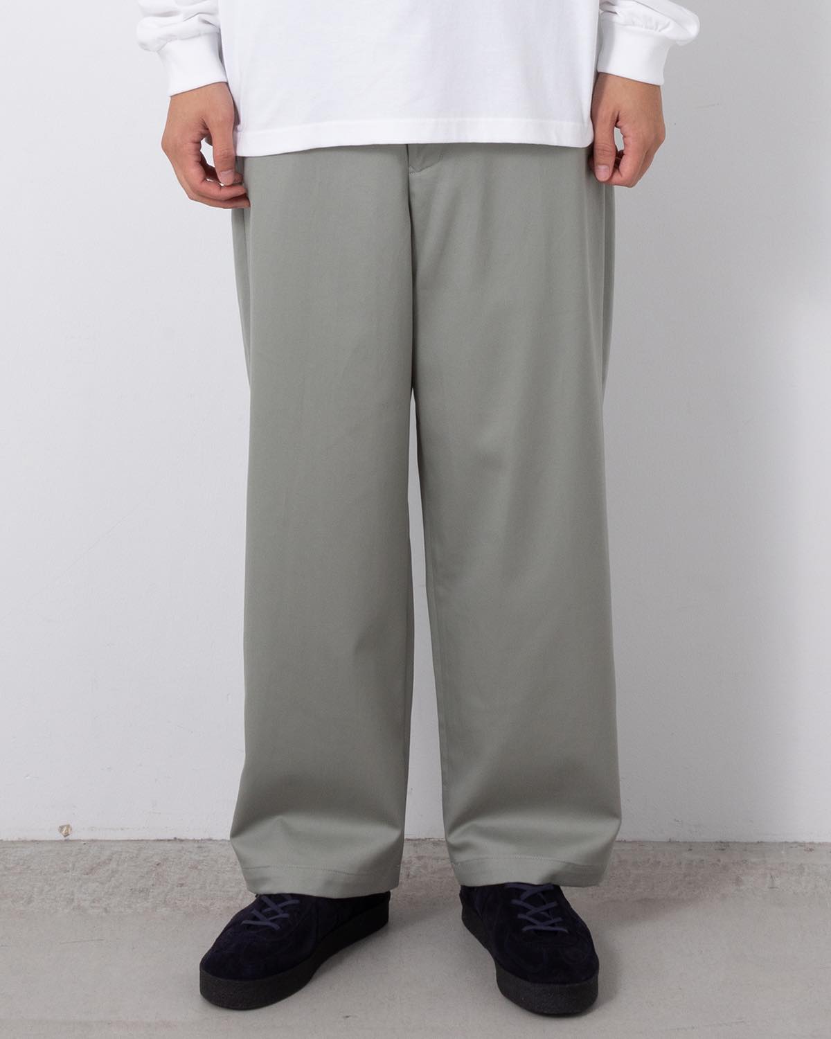 WIDE STRAIGHT WORK PANTS