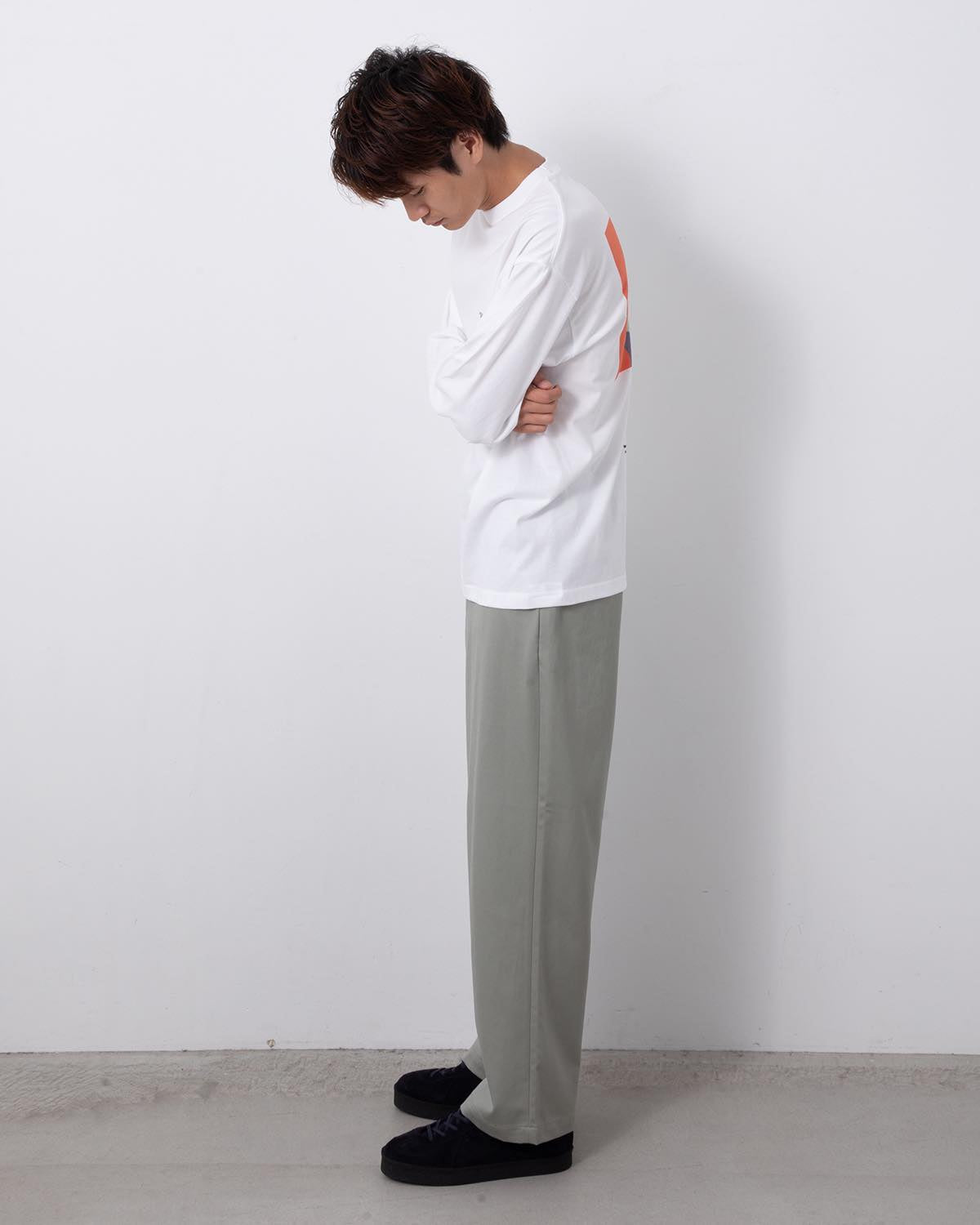 WIDE STRAIGHT WORK PANTS