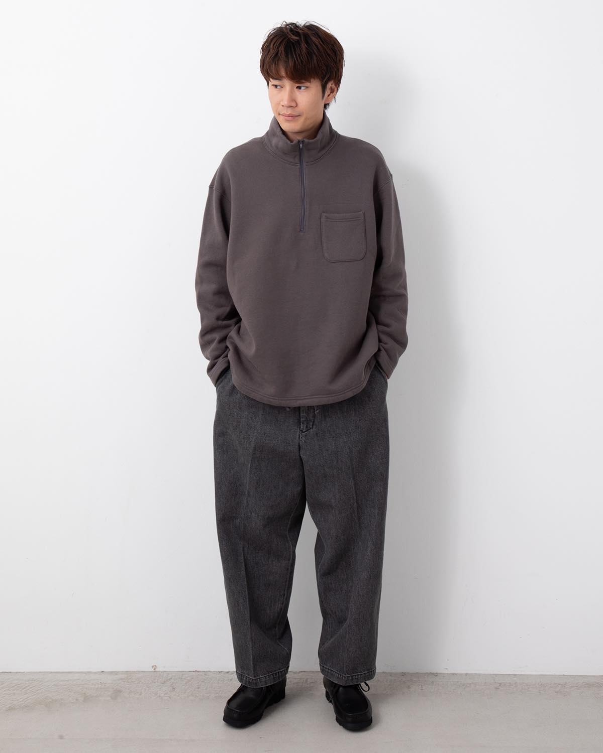 EASY WIDE TAPERED PANTS