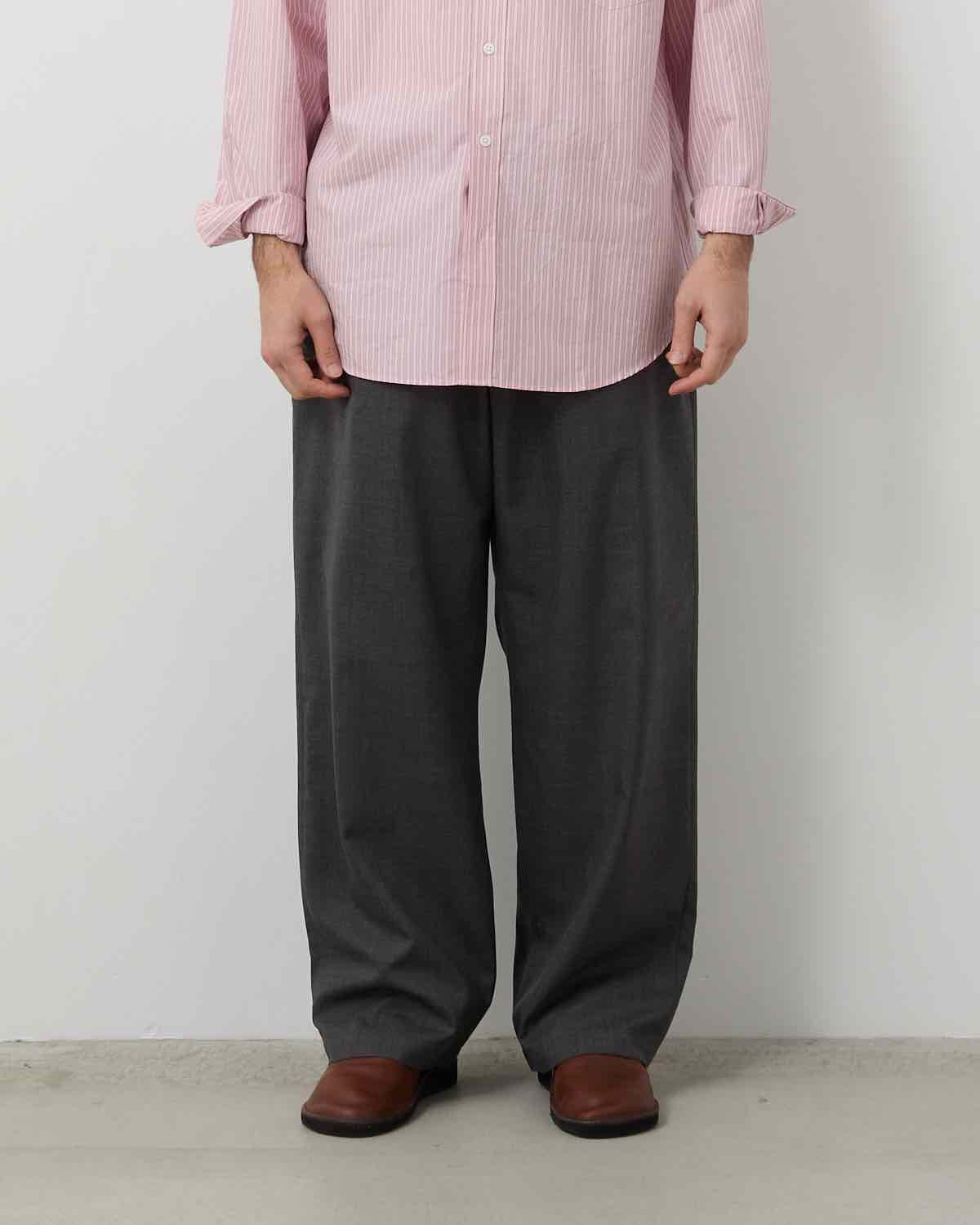 EASY WIDE TAPERED SLACKS