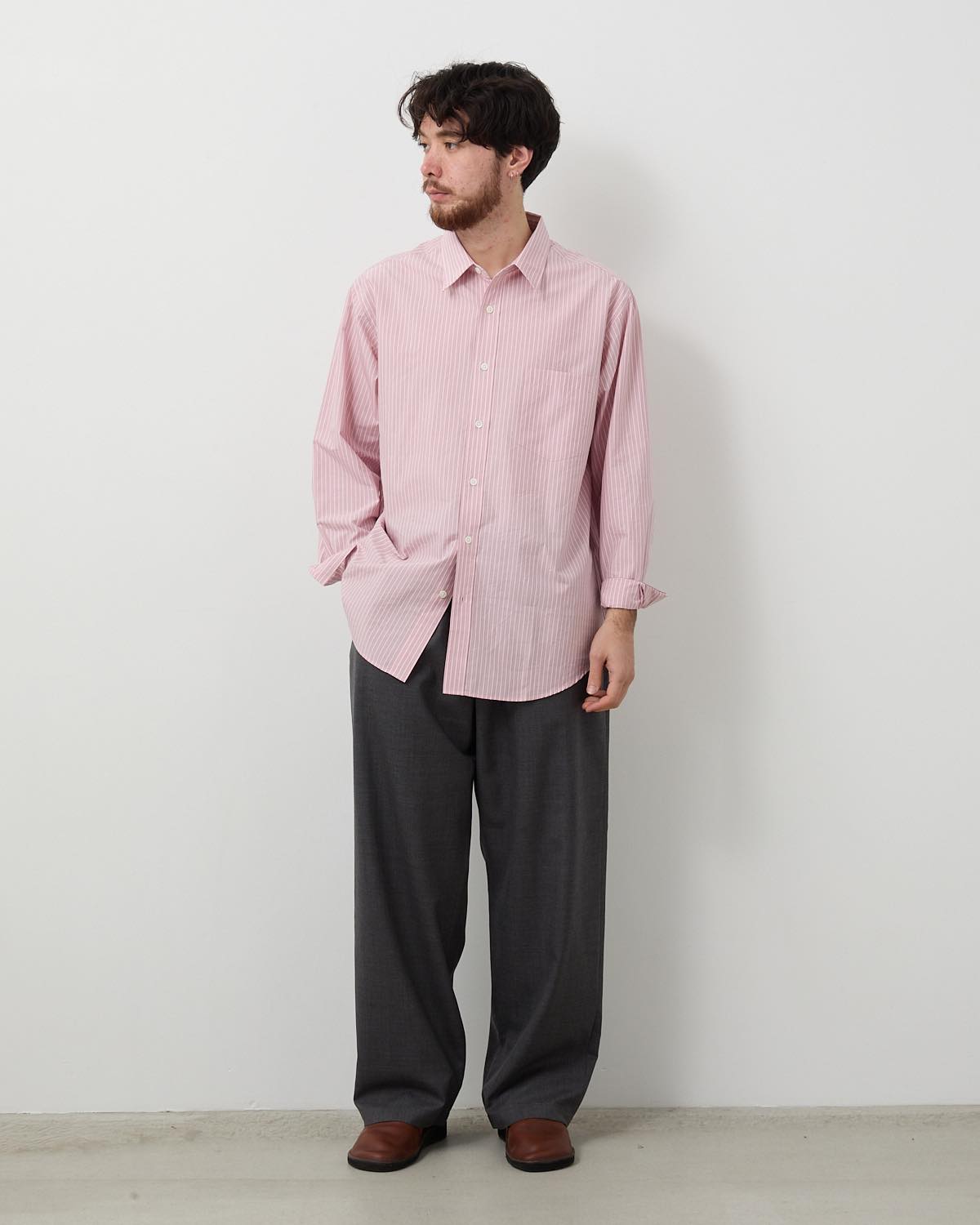 EASY WIDE TAPERED SLACKS