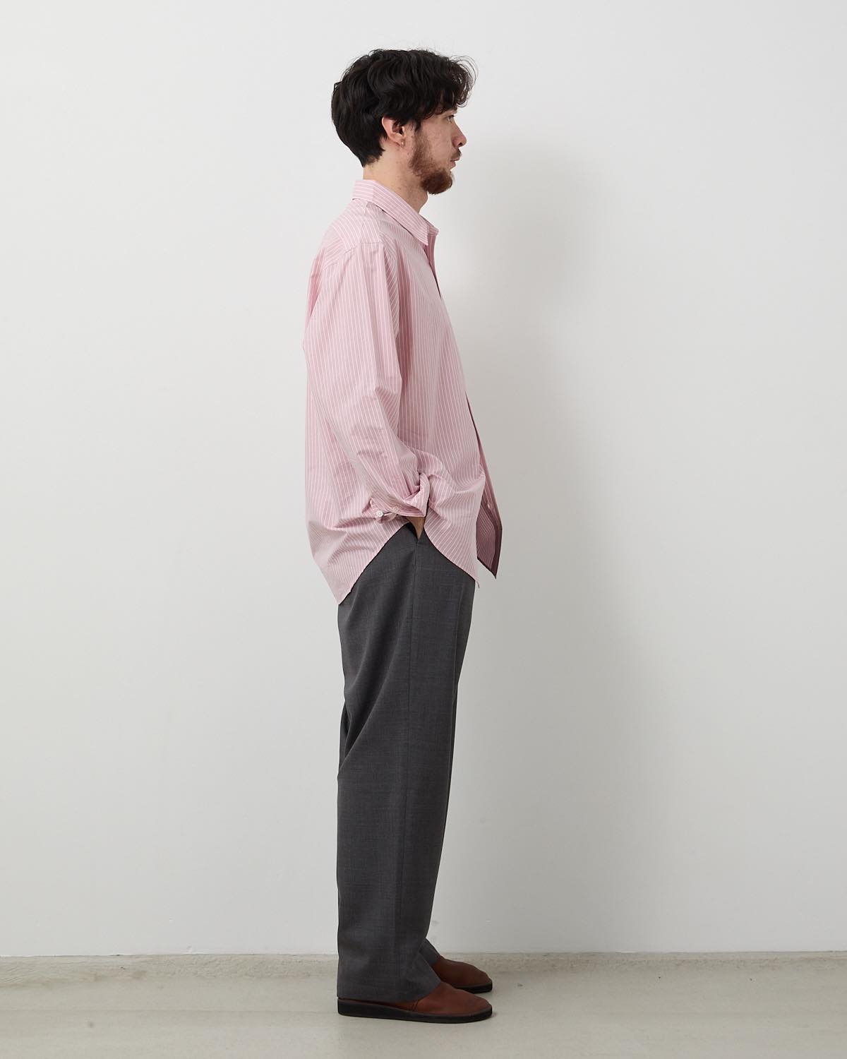 EASY WIDE TAPERED SLACKS
