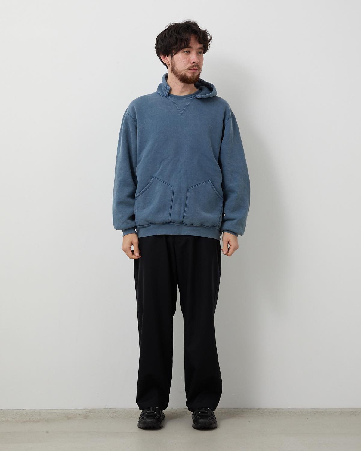 EASY WIDE TAPERED SLACKS