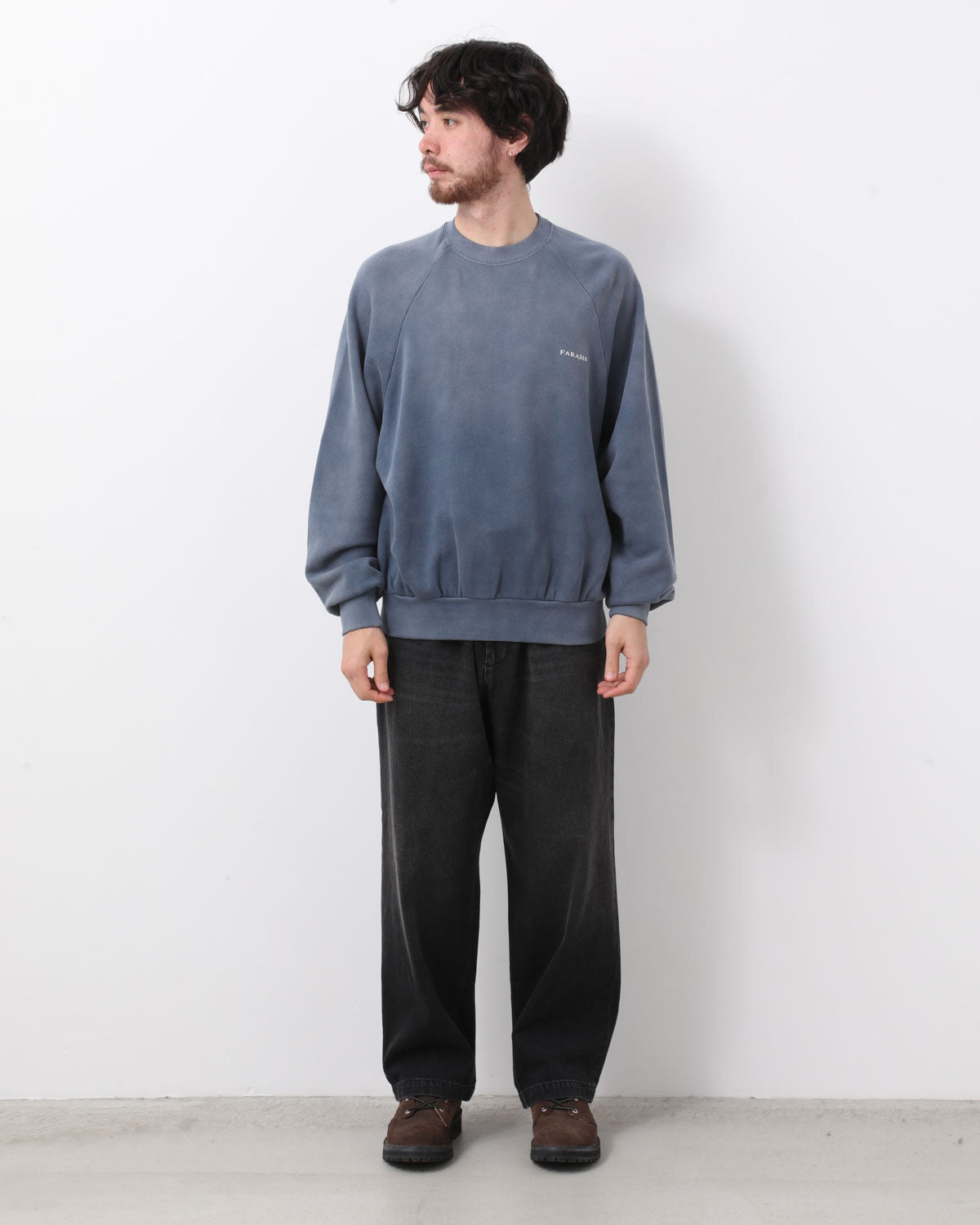 EASY WIDE TAPERED SLACKS