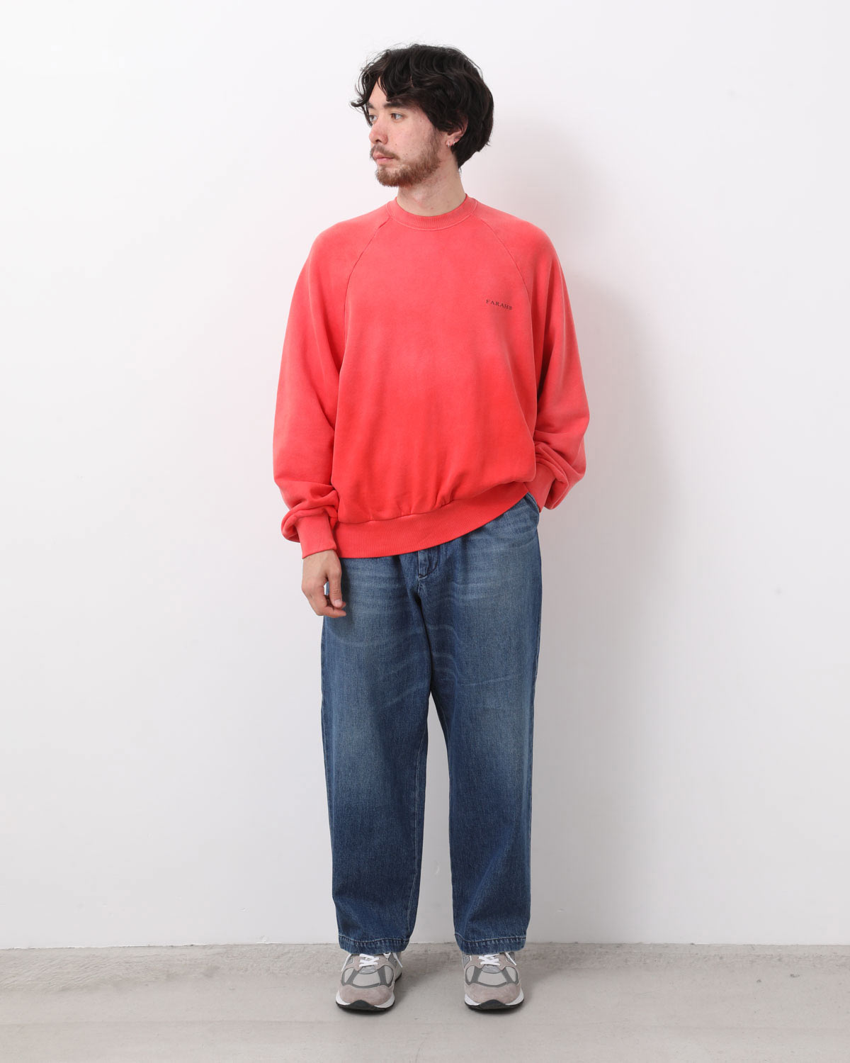 EASY WIDE TAPERED SLACKS