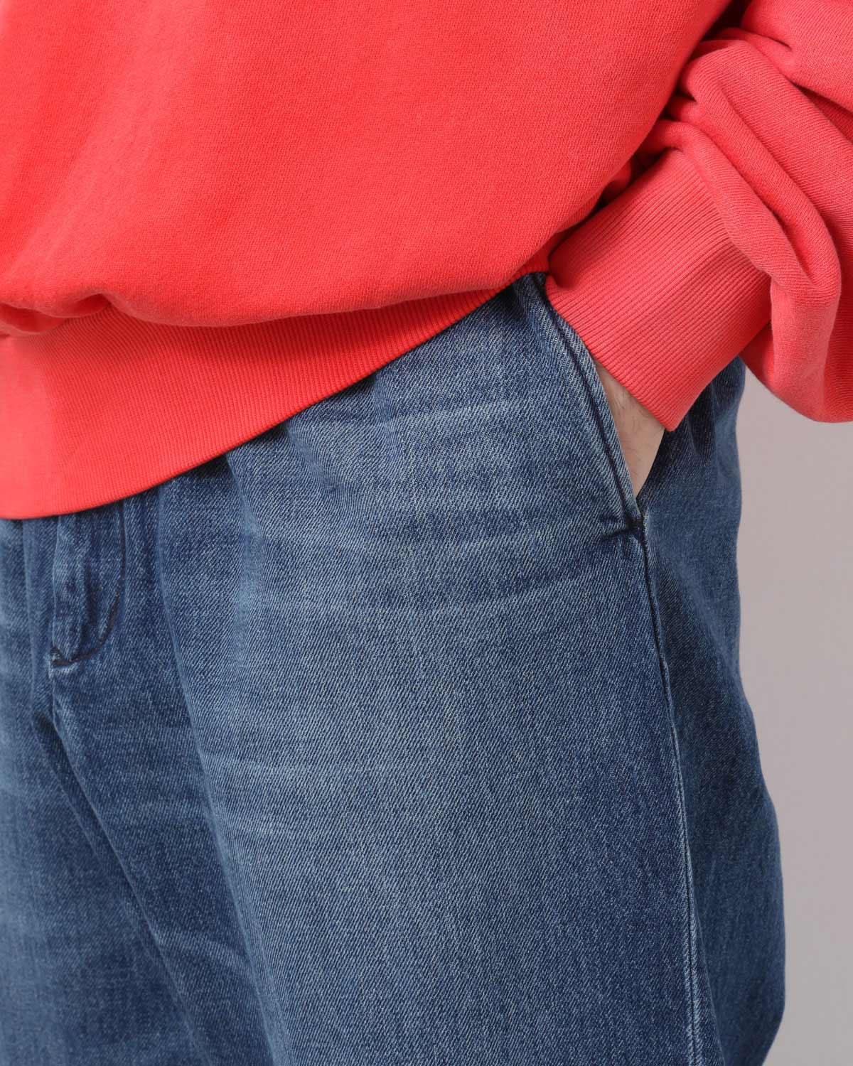 EASY WIDE TAPERED SLACKS