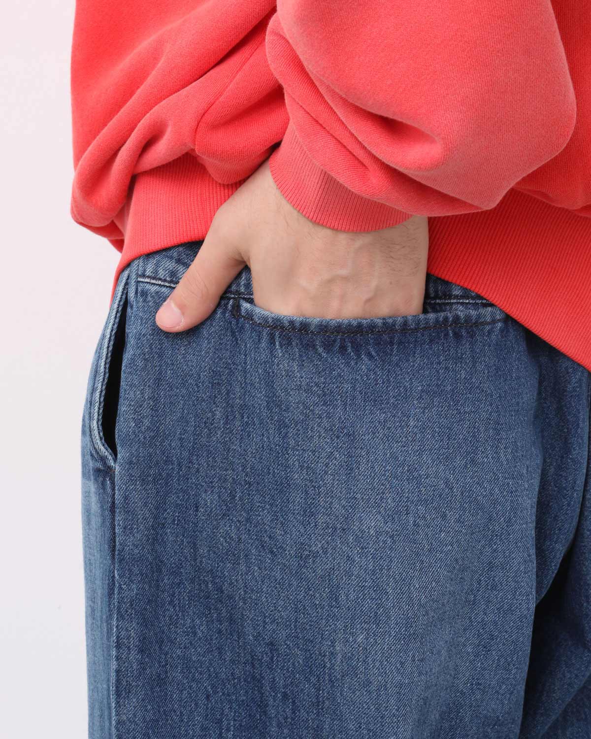 EASY WIDE TAPERED SLACKS