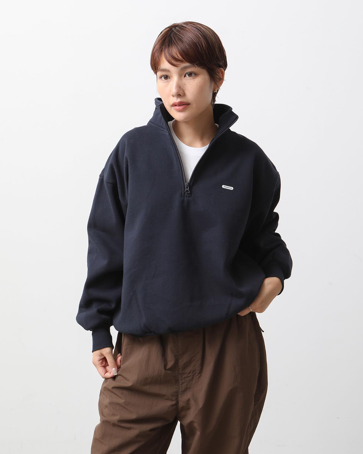 POTTING LOGO HALF ZIP SWEATSHIRT (WOMEN'S)