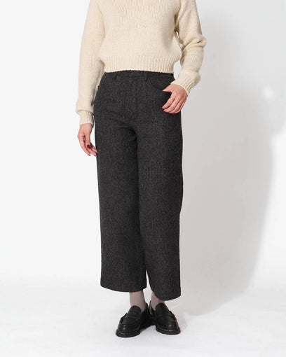 NO TUCK WIDE STRAIGHT PANTS (WOMEN'S)