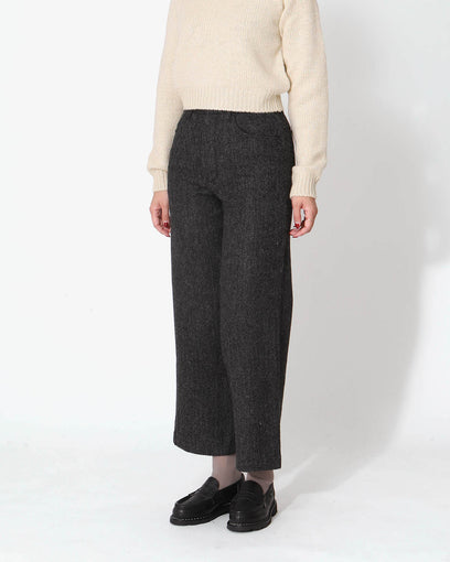 NO TUCK WIDE STRAIGHT PANTS (WOMEN'S)