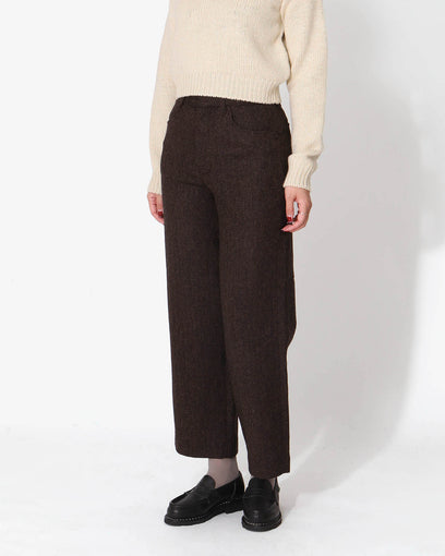 NO TUCK WIDE STRAIGHT PANTS (WOMEN'S)