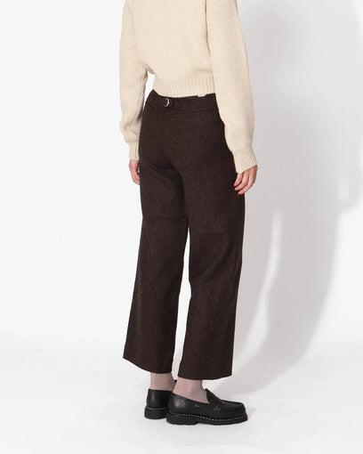 NO TUCK WIDE STRAIGHT PANTS (WOMEN'S)