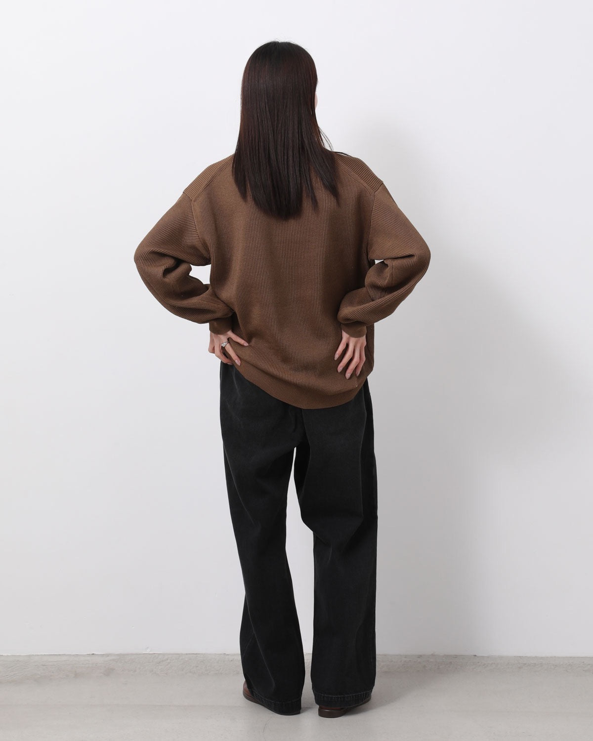 EASY WIDE TAPERED SLACKS (WOMEN'S)