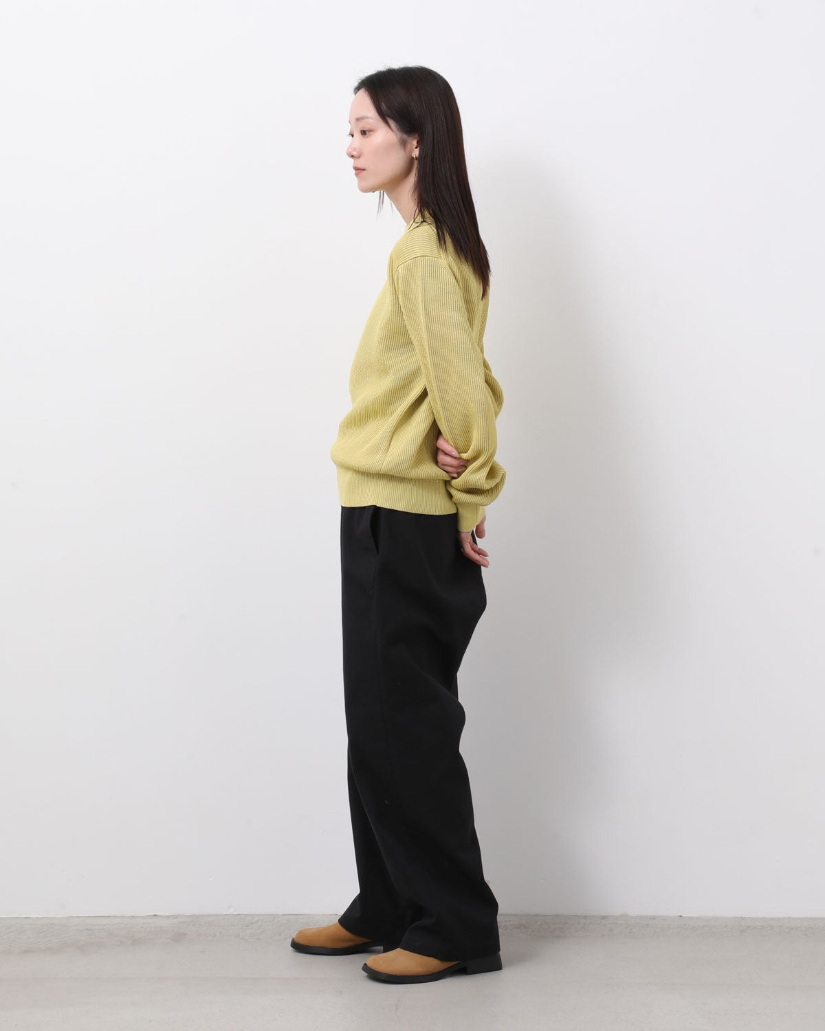 EASY WIDE TAPERED SLACKS (WOMEN'S)
