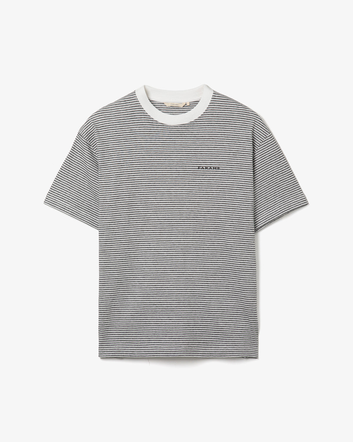 MULTI STRIPED CREWNECK S/S TEE