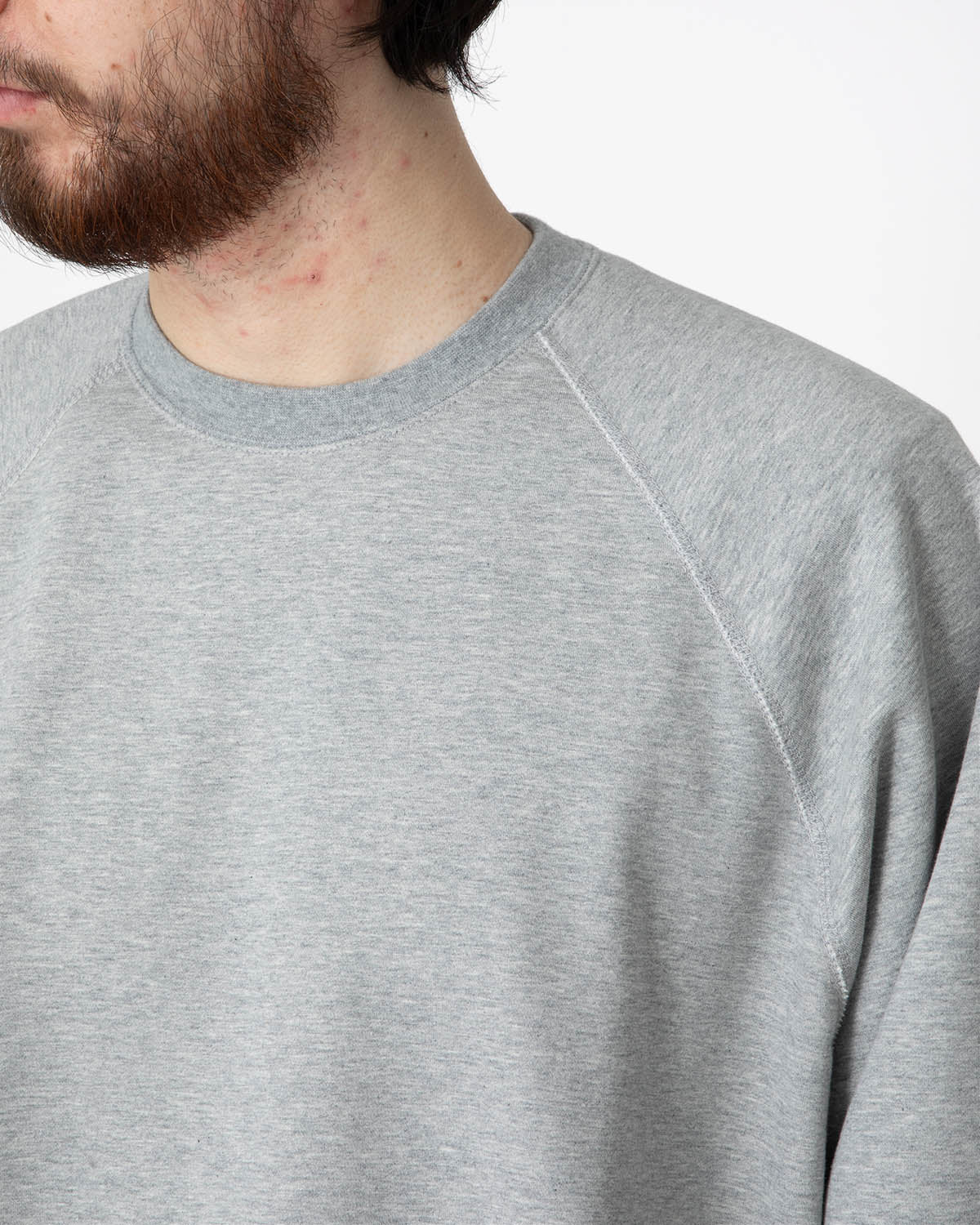 ULTRA COMPACT TERRY CREW NECK SWEATER