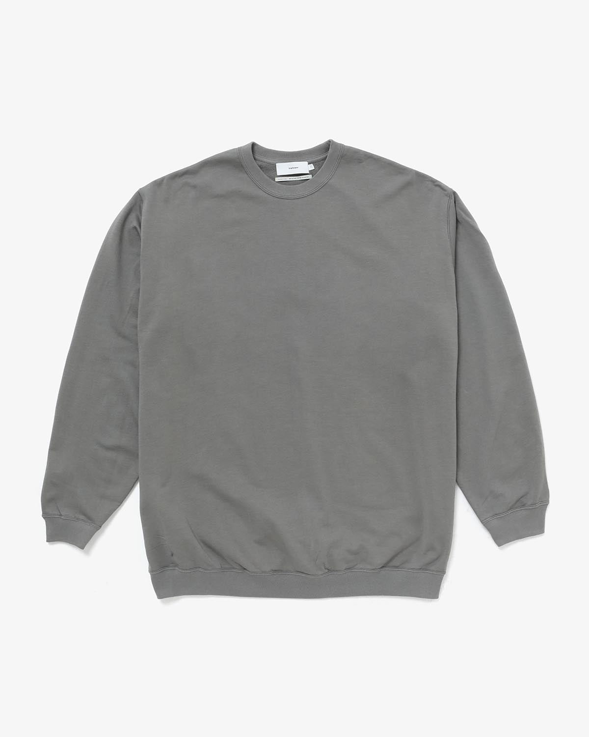 COTTON LIGHT TERRY CREW NECK