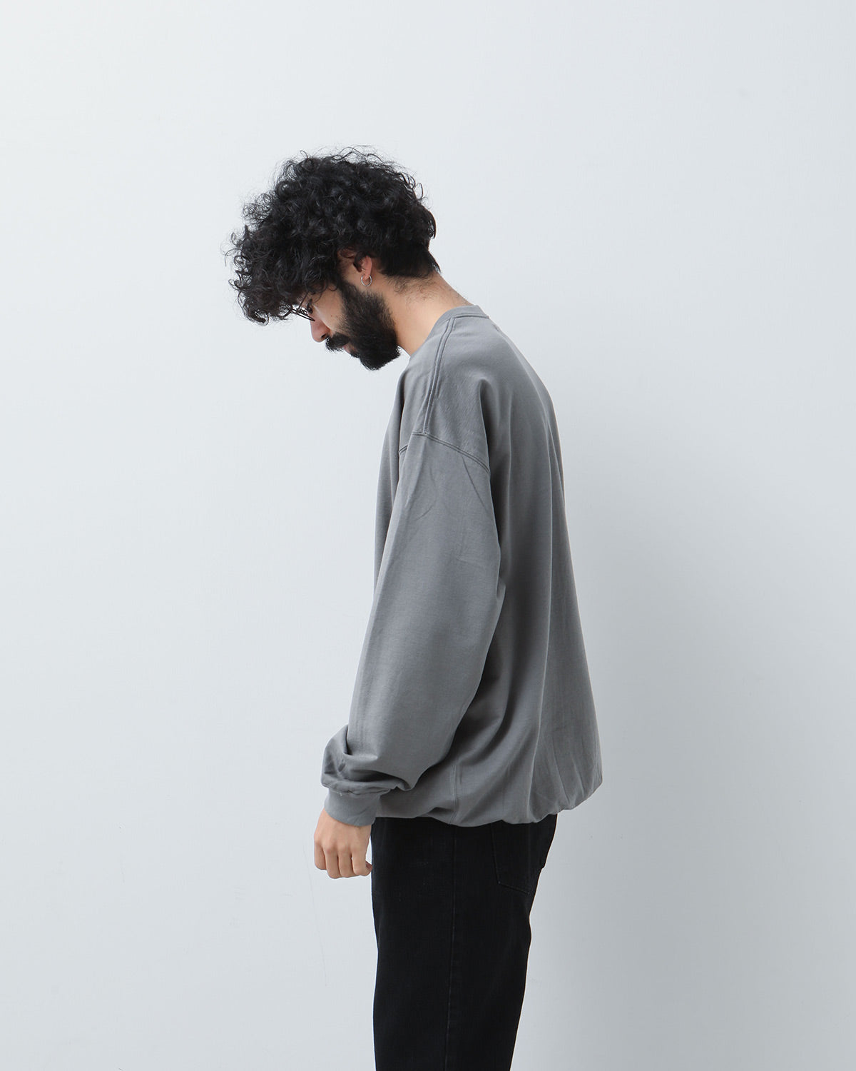 COTTON LIGHT TERRY CREW NECK