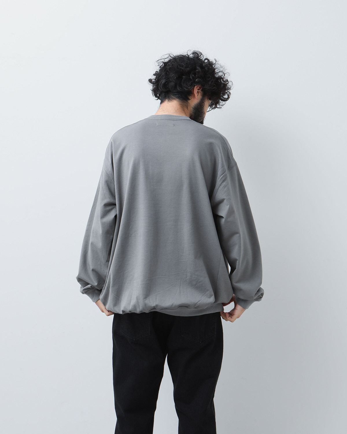 COTTON LIGHT TERRY CREW NECK