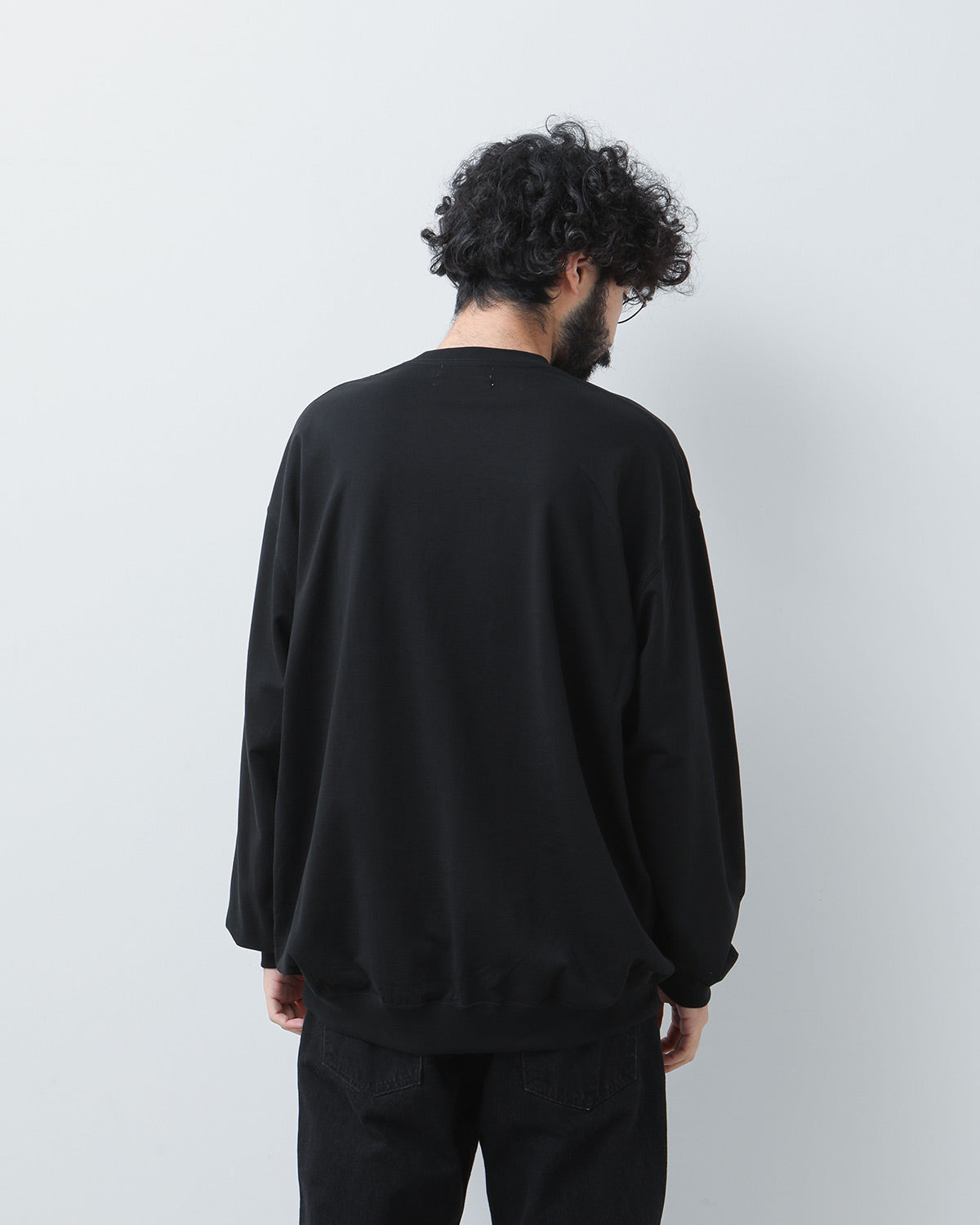 COTTON LIGHT TERRY CREW NECK