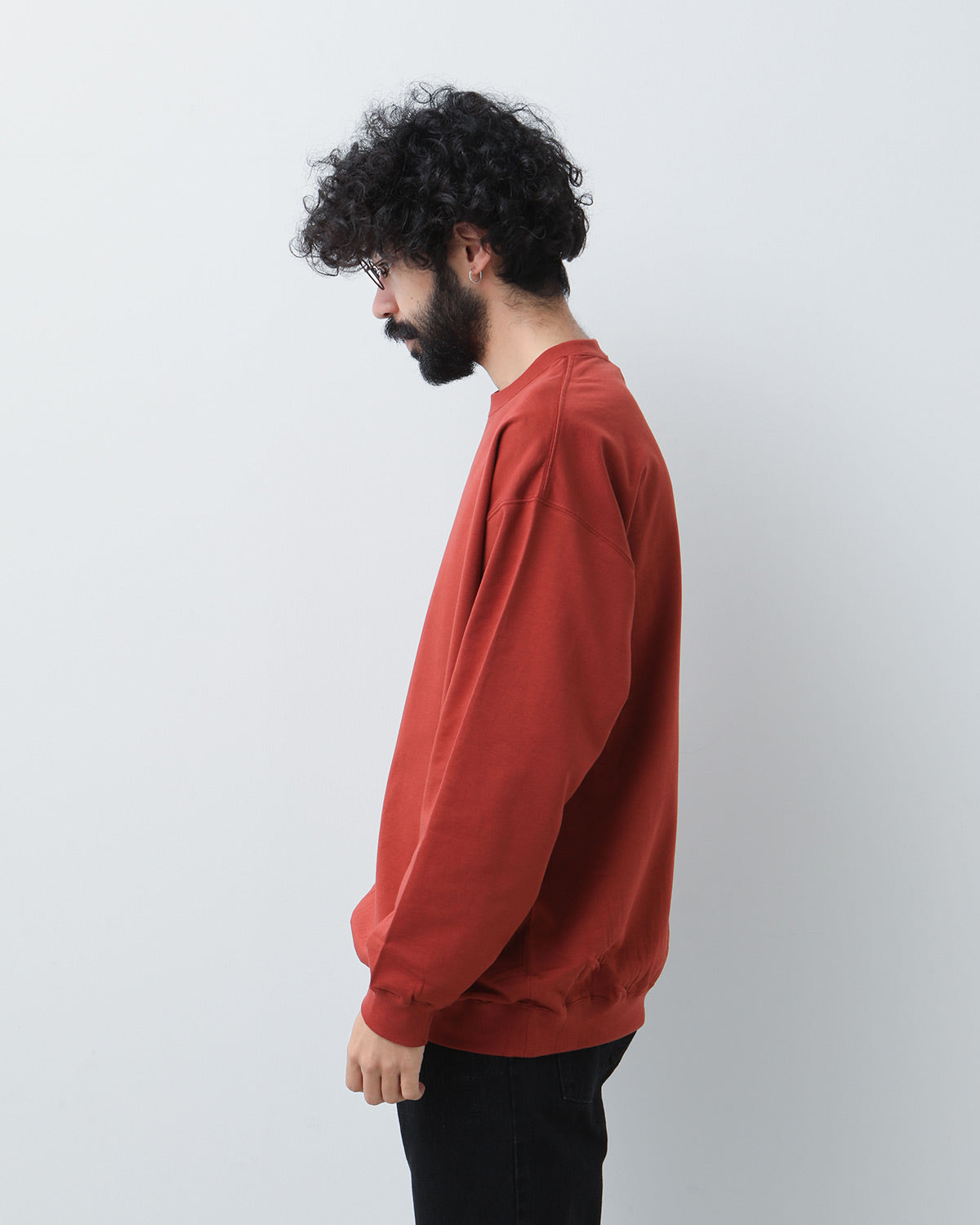 COTTON LIGHT TERRY CREW NECK