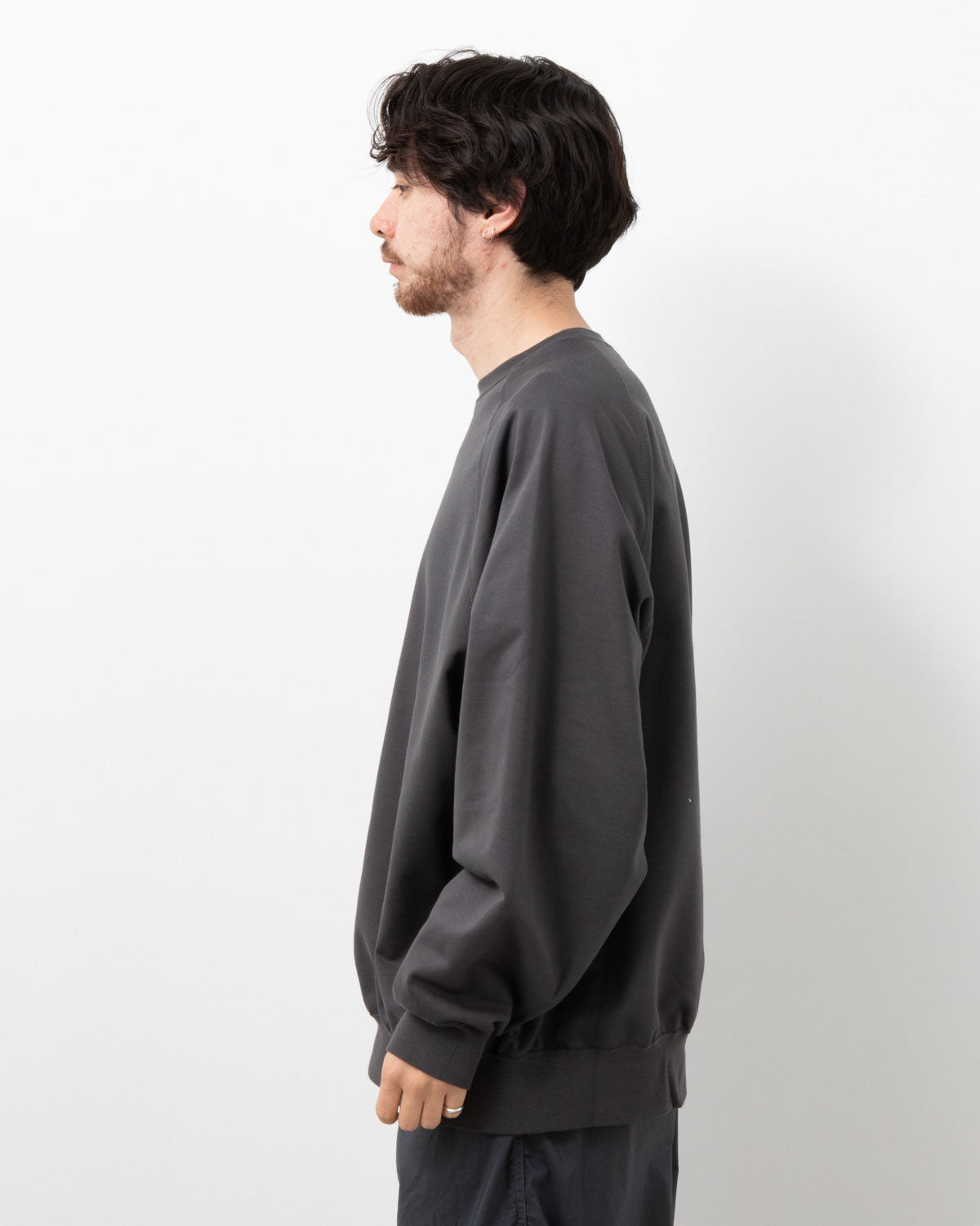 HARD TERRY CREW NECK SWEAT