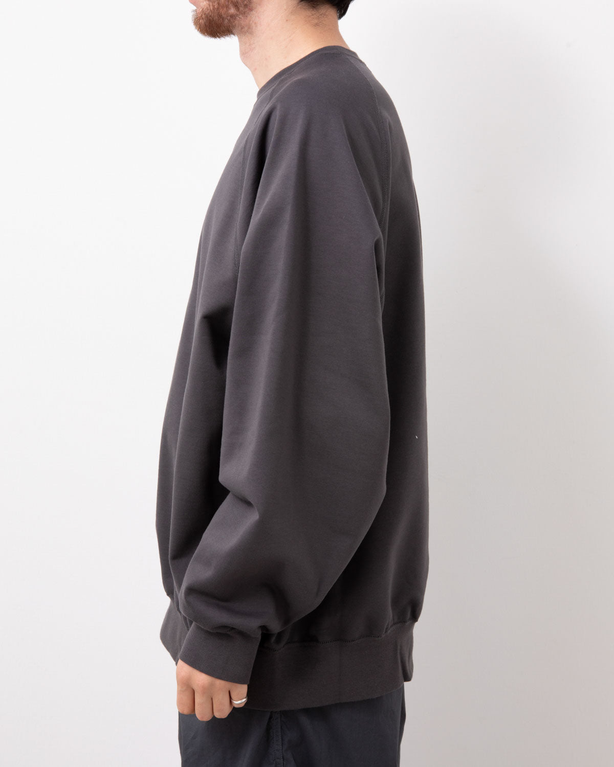 HARD TERRY CREW NECK SWEAT
