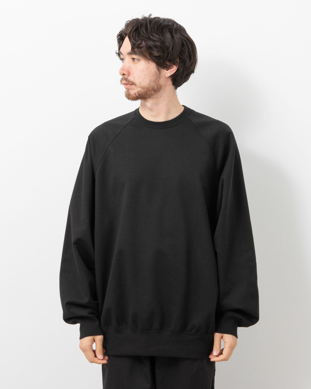 HARD TERRY CREW NECK SWEAT