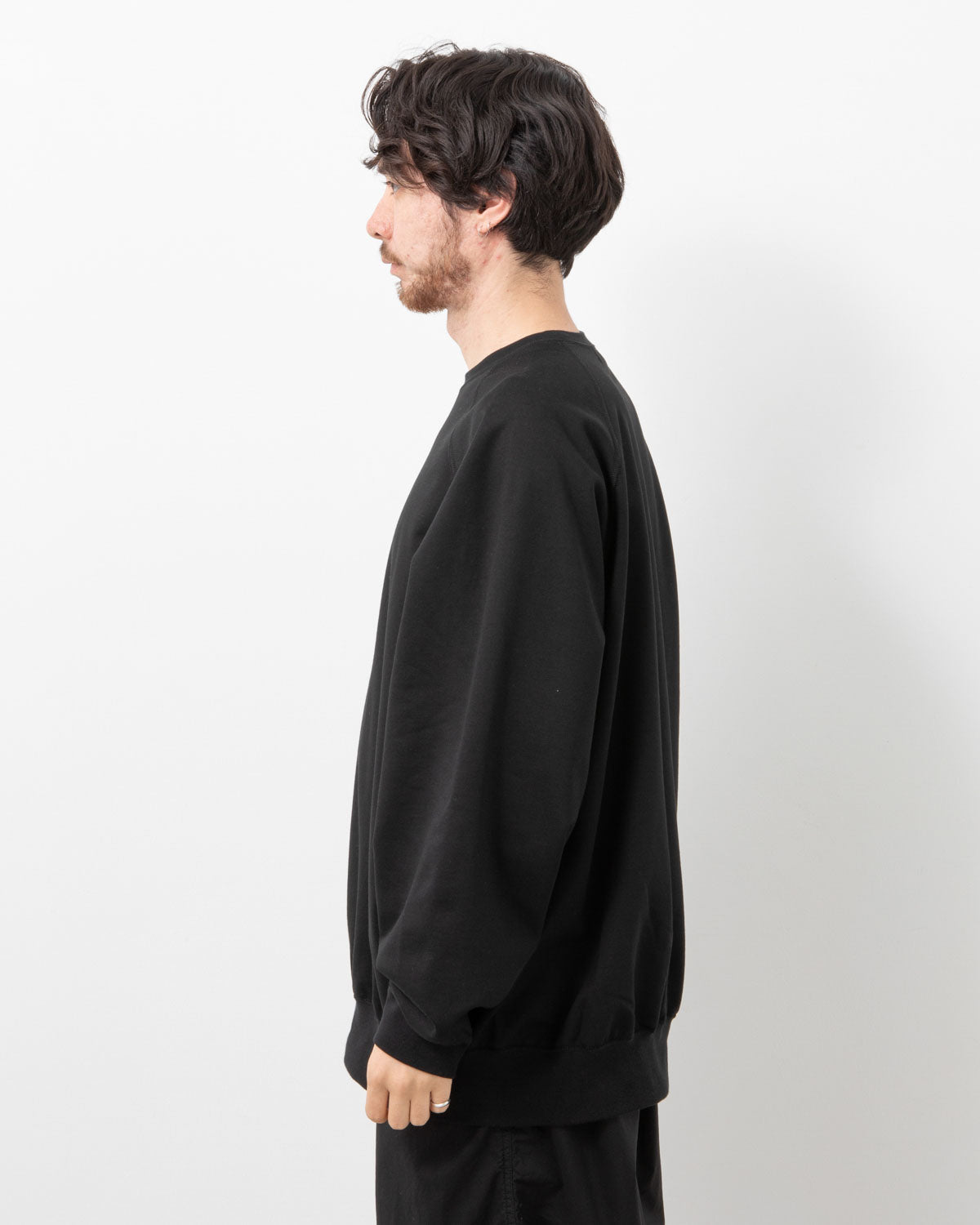 HARD TERRY CREW NECK SWEAT