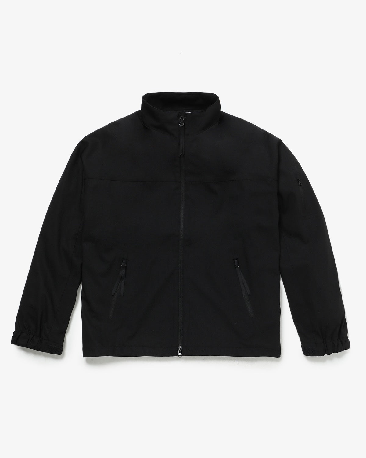 WOOL NYLON GABARDINE SHELL JACKET