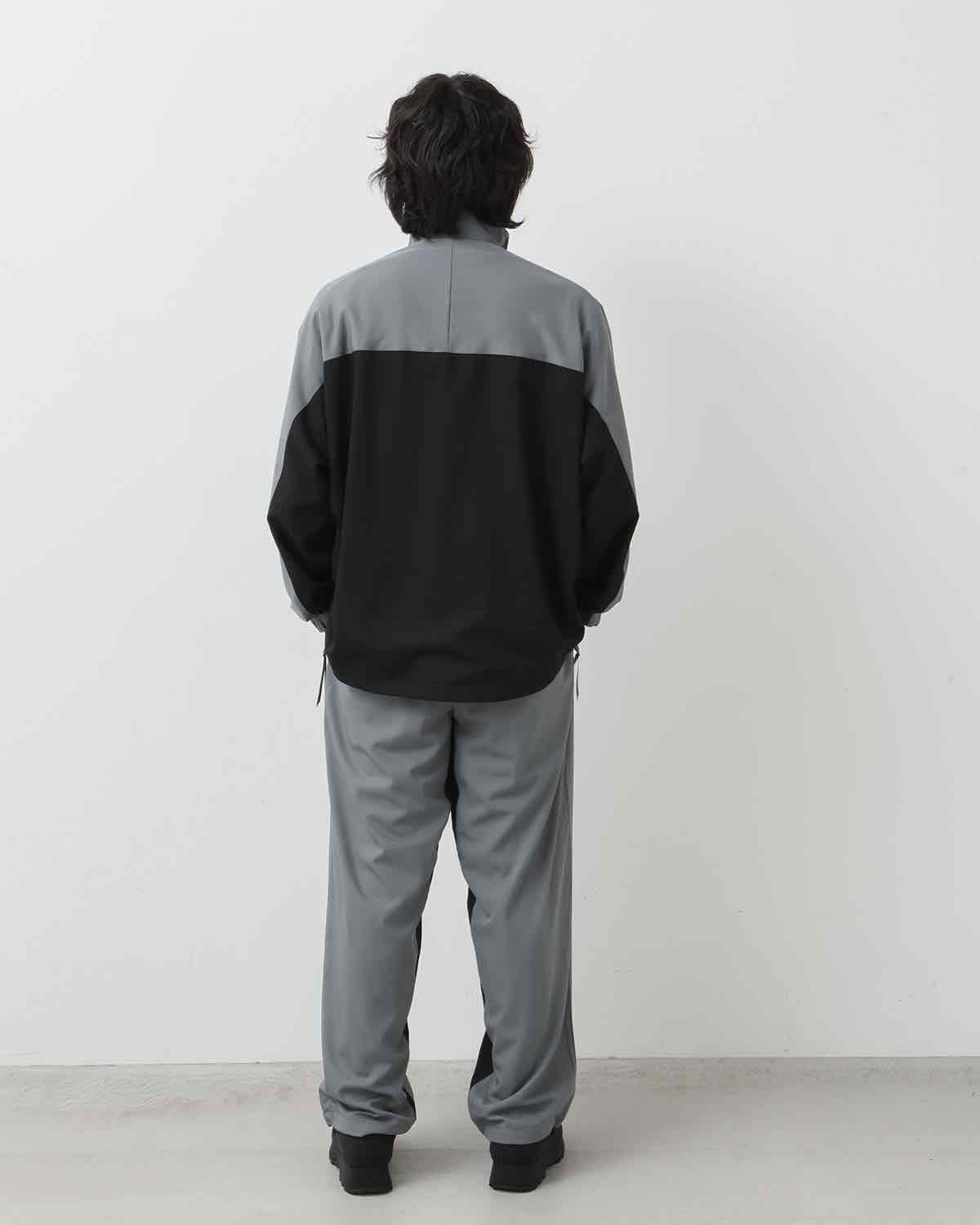 WOOL NYLON GABARDINE SHELL JACKET