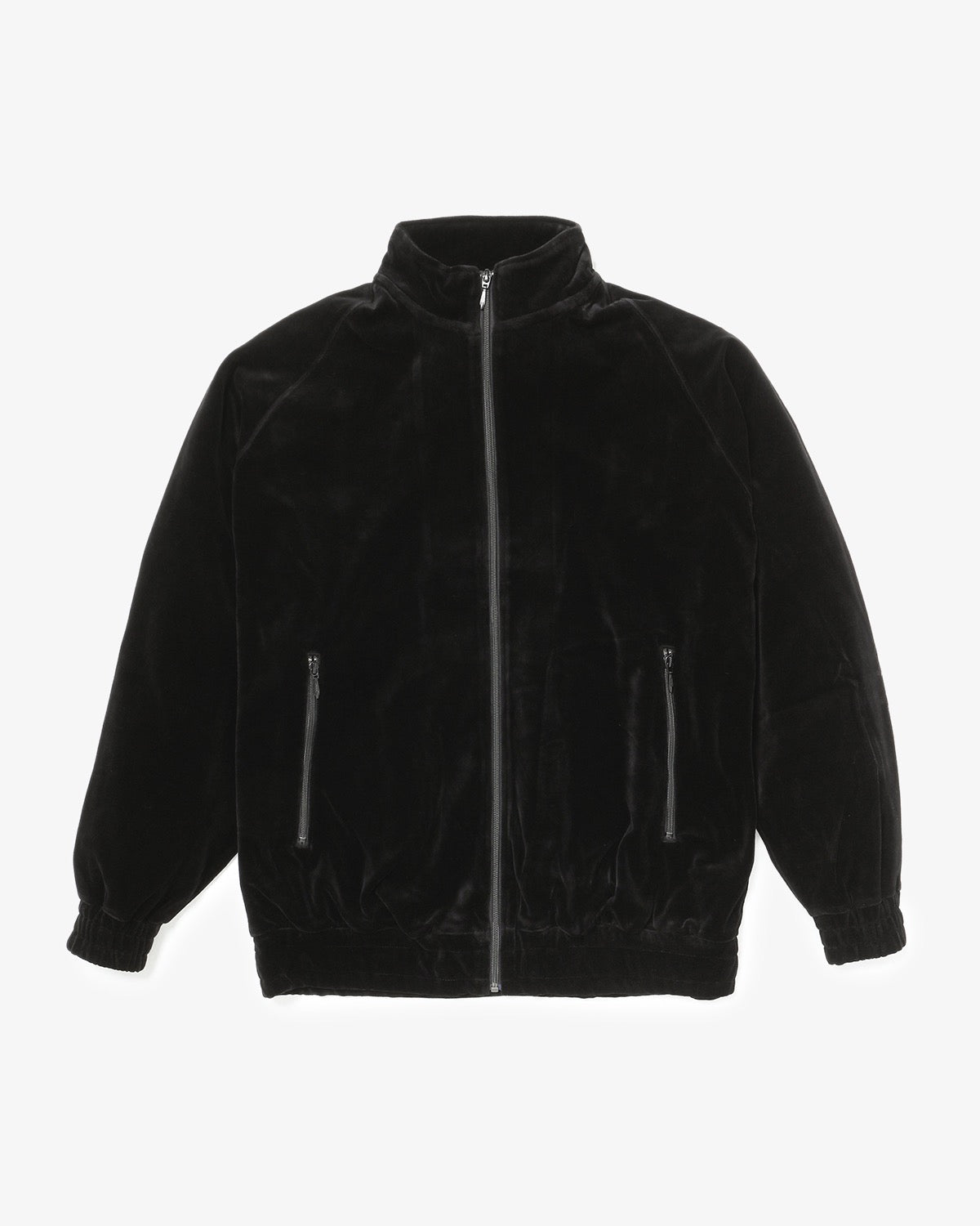 COMPACT VELOUR TRACK JACKET