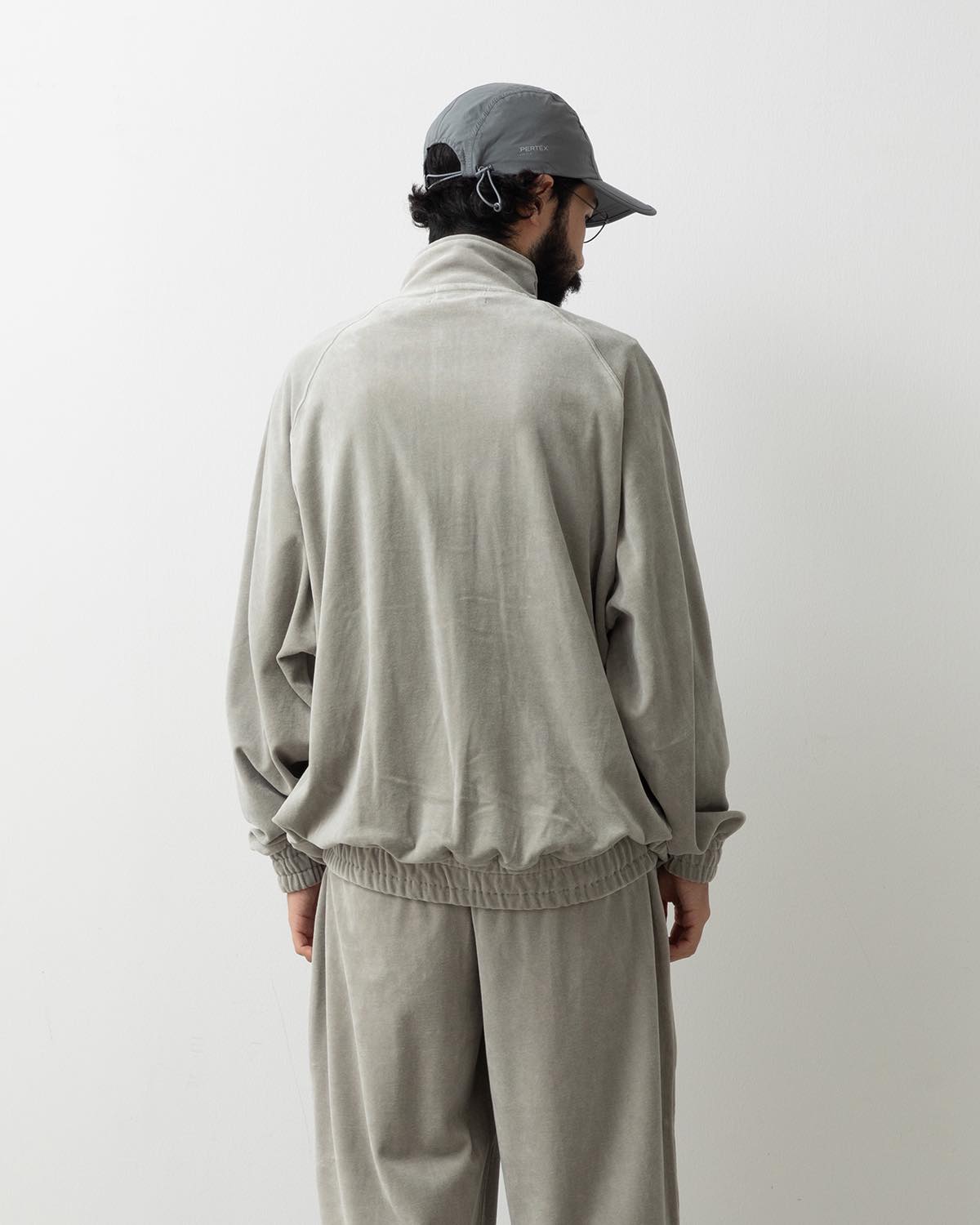 COMPACT VELOUR TRACK JACKET