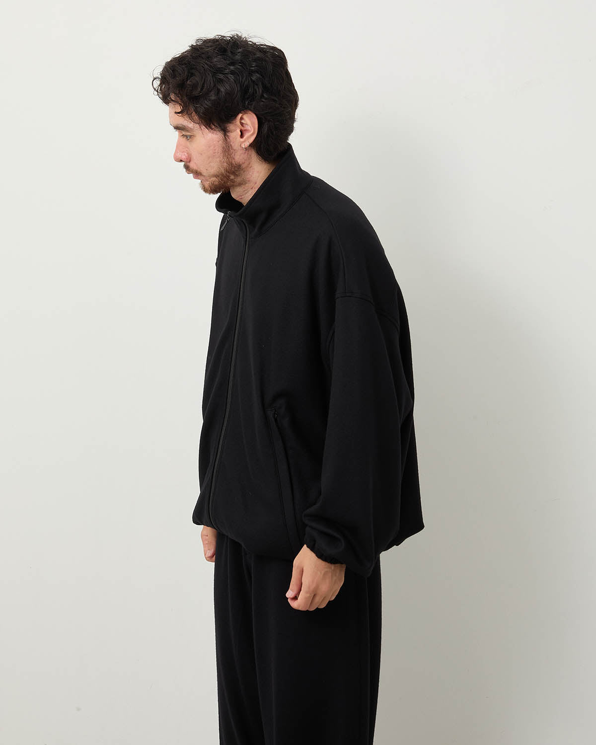 WOOL SMOOTH FLANNEL TRACK BLOUSON