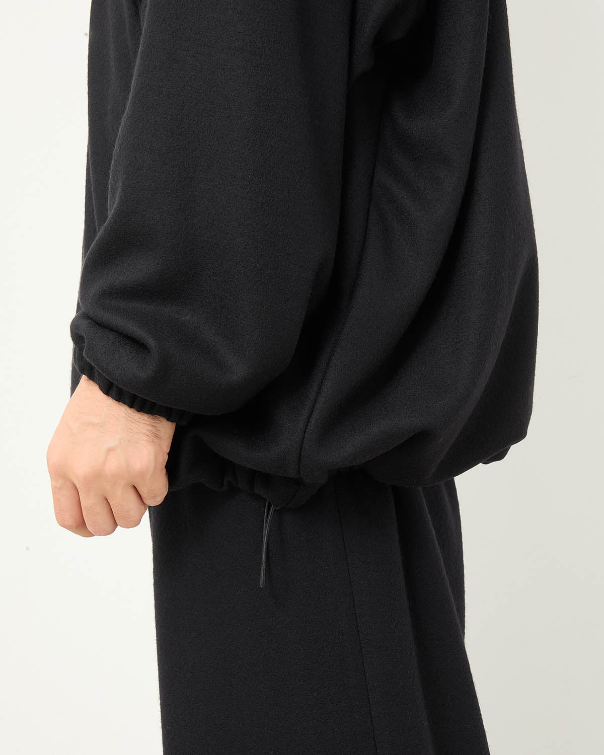 WOOL SMOOTH FLANNEL TRACK BLOUSON