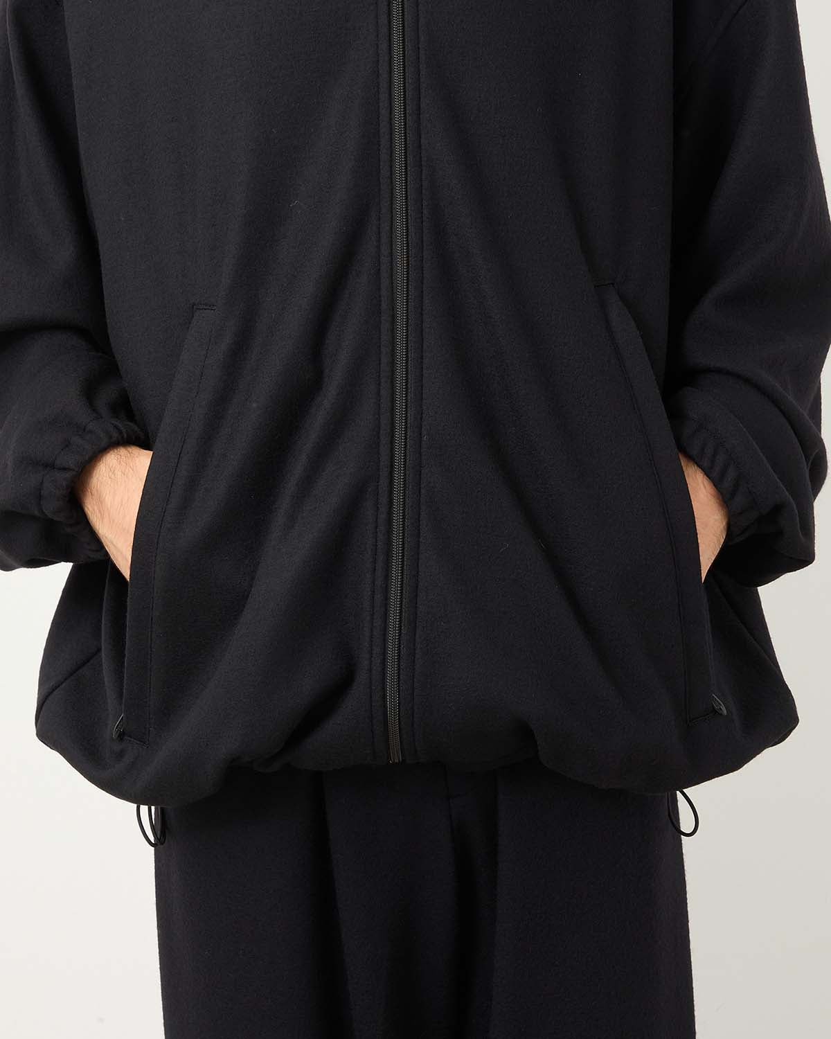 WOOL SMOOTH FLANNEL TRACK BLOUSON