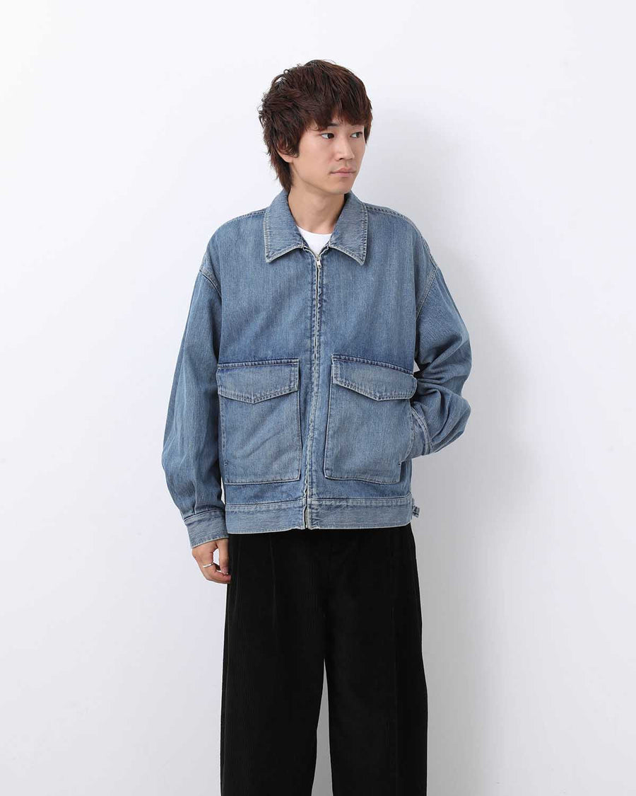 【サイズ1】Selvage Denim Zip Jacket Women's Selvage Denim Zip Jacket – Graphpaper KYOTO｜グラフ