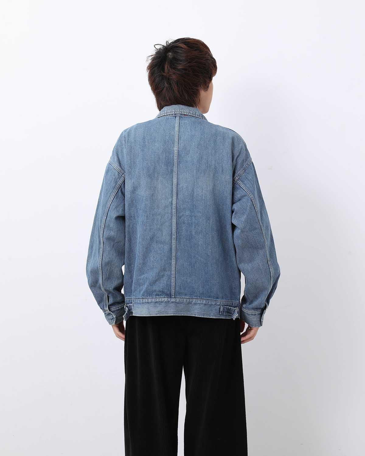 SELVAGE DENIM ZIP JACKET