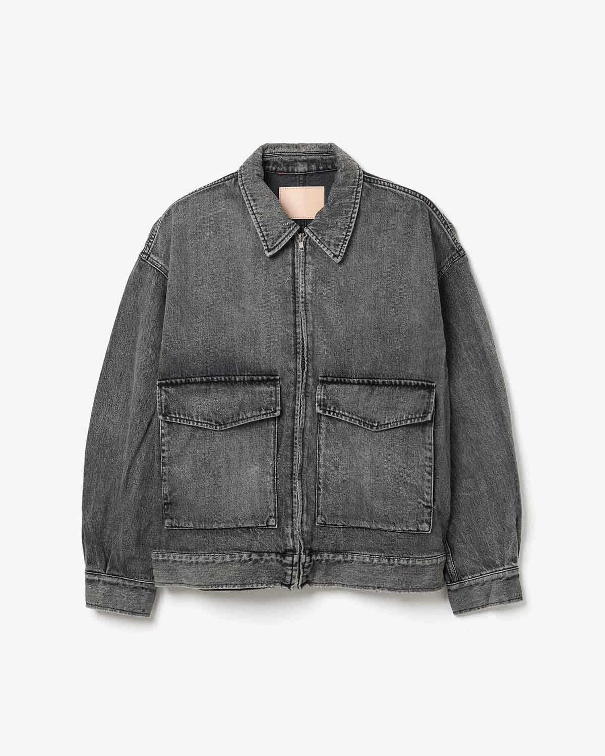 SELVAGE DENIM ZIP JACKET