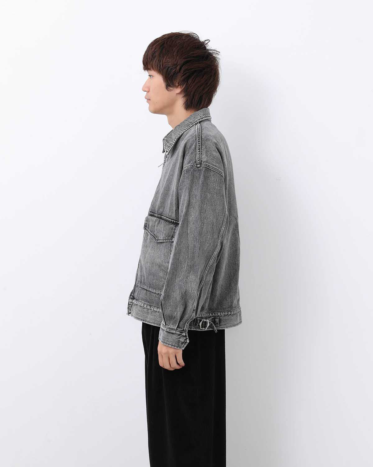 SELVAGE DENIM ZIP JACKET