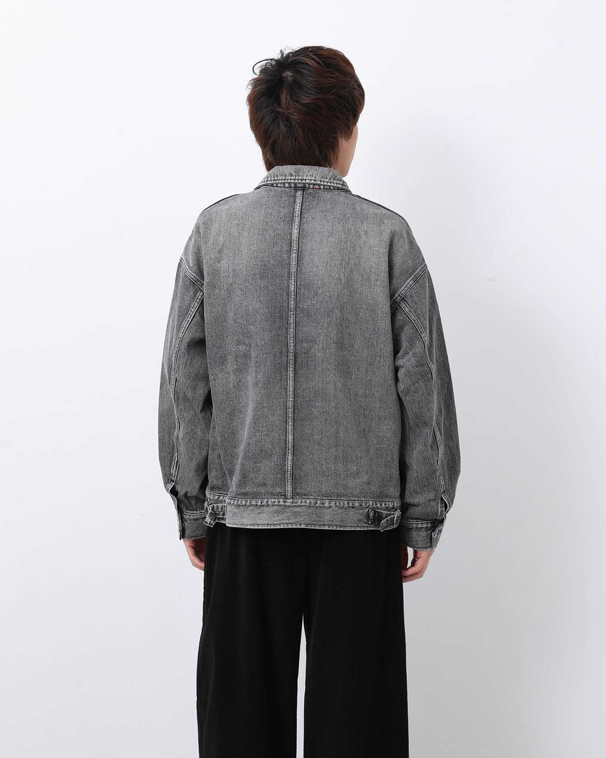 SELVAGE DENIM ZIP JACKET