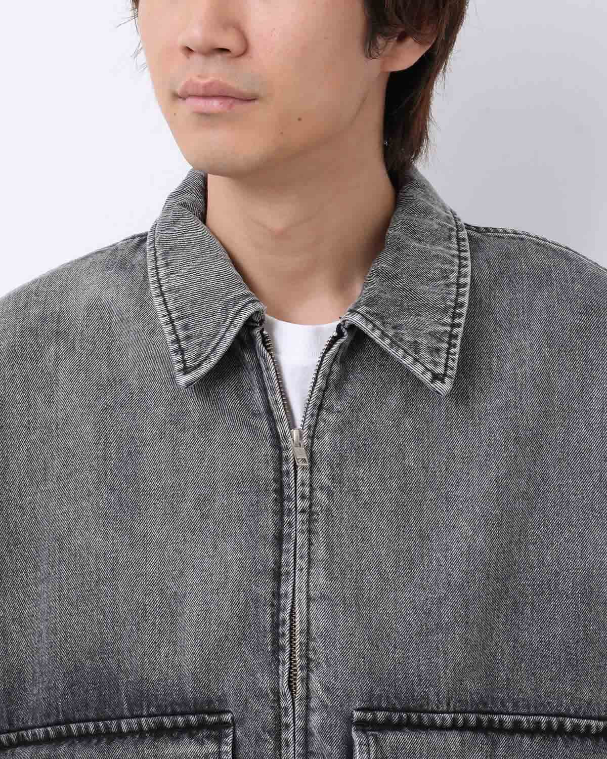 SELVAGE DENIM ZIP JACKET