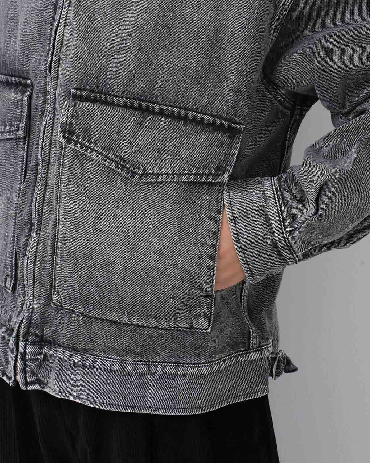 SELVAGE DENIM ZIP JACKET
