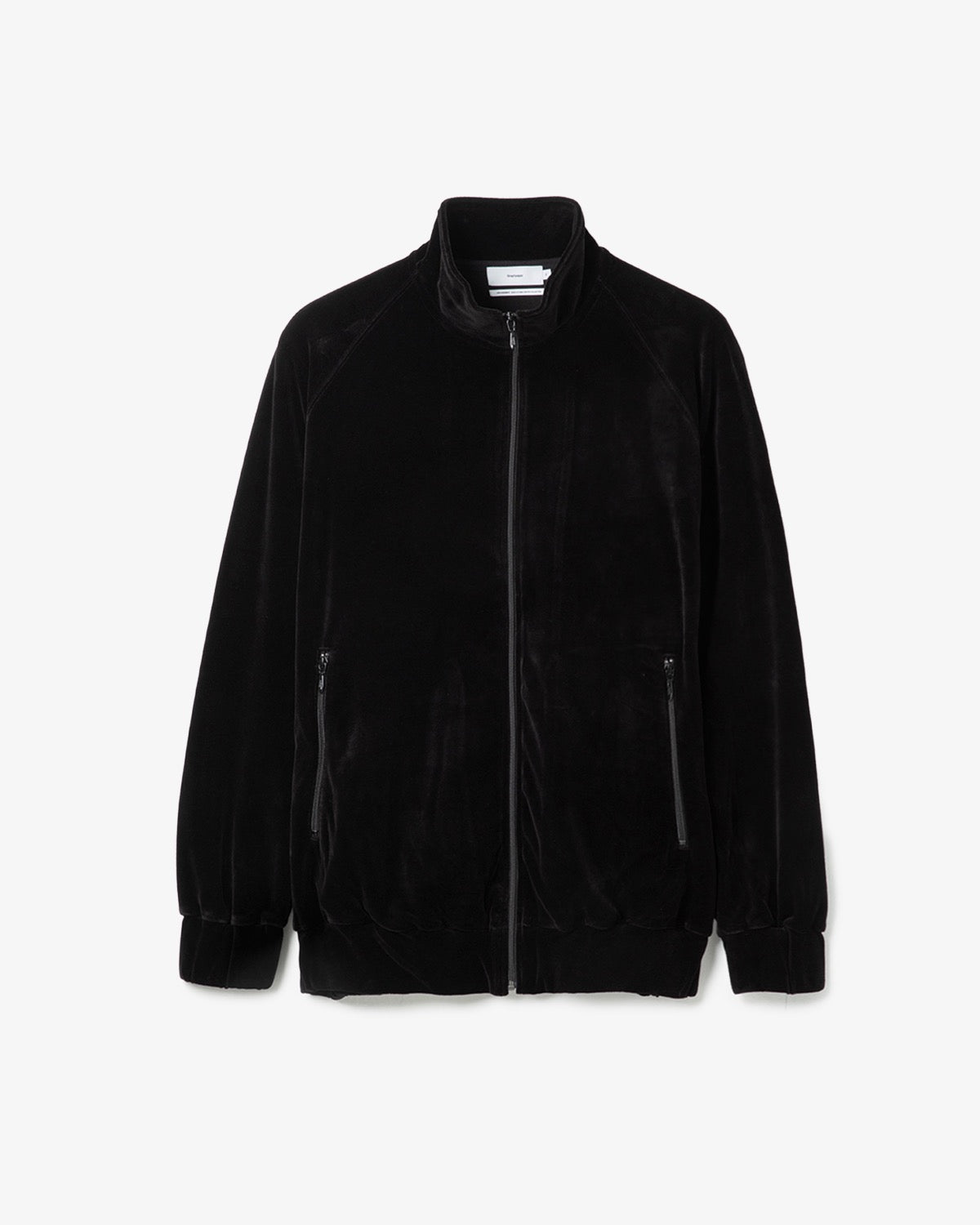 COMPACT VELOUR TRACK JACKET