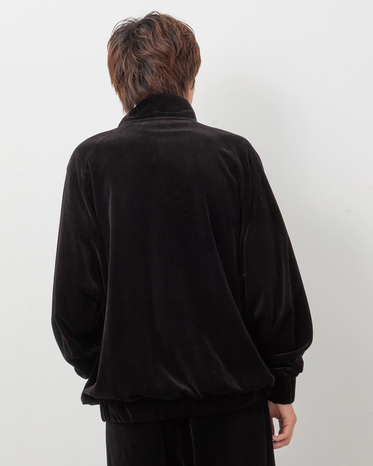 COMPACT VELOUR TRACK JACKET