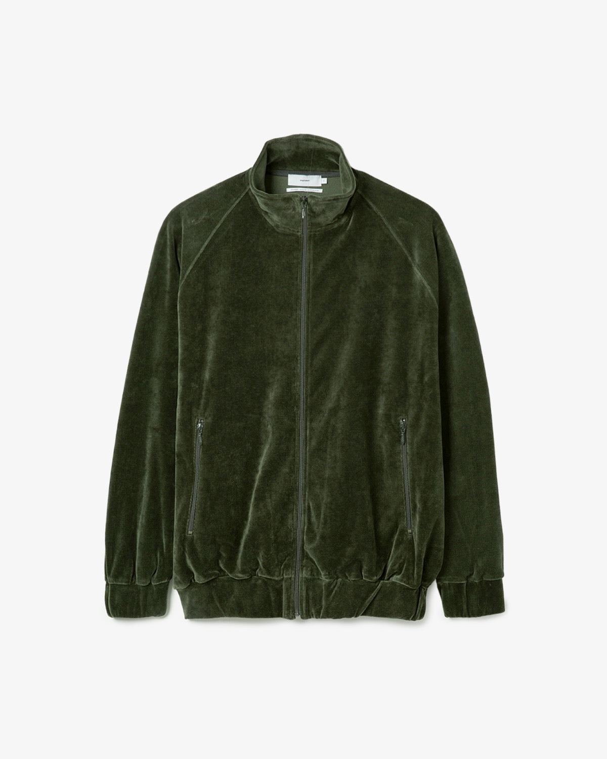 COMPACT VELOUR TRACK JACKET
