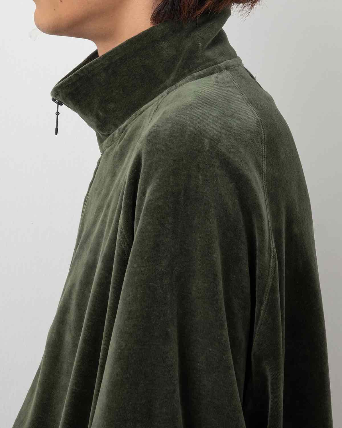 COMPACT VELOUR TRACK JACKET