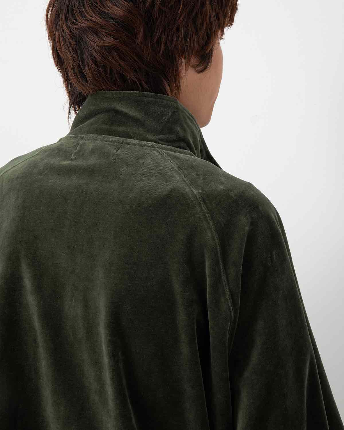 COMPACT VELOUR TRACK JACKET